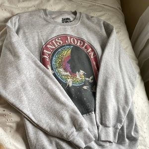 Janis Joplin crewneck sweatshirt